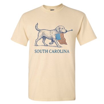The Game Adult South Carolina The Dog Collection USA Flag Shirt