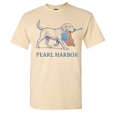 The Game Adult Pearl Harbor The Dog Collection USA Flag Shirt
