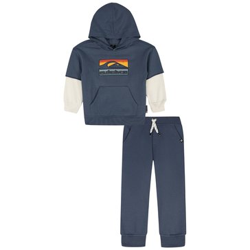 Quiksilver Baby Boys' Twofer Hoodie and Jogger Set