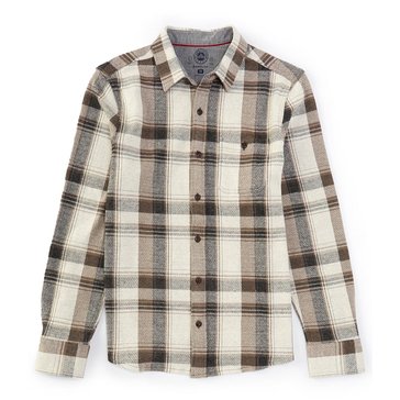 Flag & Anthem Men's Clearbrook Long Sleeve Knit Flannel Shirt