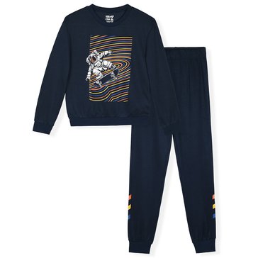 Sleep On it Big Boys' Graphic Hacci Pajama Set, 2-Piece 