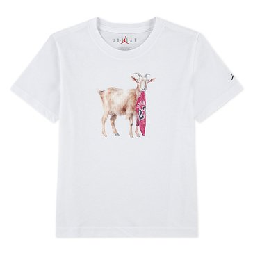 Jordan Little Boys' Short Sleeve MJ Goat Crew Tee
