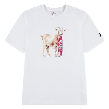 Jordan Big Boys' Short Sleeve MJ Goat Crew Tee