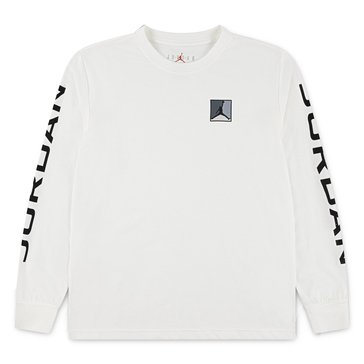 Jordan Big Boys' Long Sleeve MJ Essentials Baseline Tee