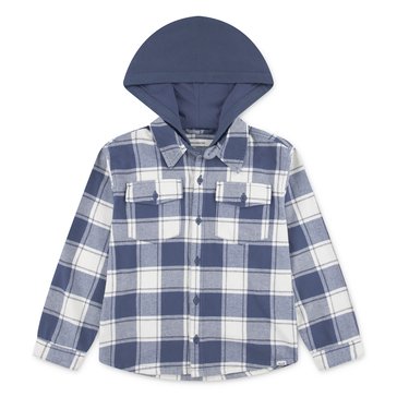 Abercrombie & Fitch Big Boys' Hooded Flannel Shirt