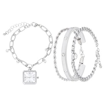 Tahari Women's Charm Watch and Bracelet Set