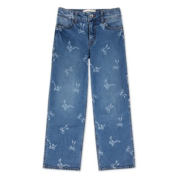 Abercrombie & Fitch High Rise Discharge Wide Leg Jeans