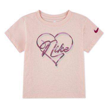 Nike Little Girls' Swoosh On Pointe Graphic Tee