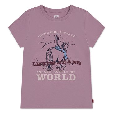 Levi's Little Girls' Short Sleeve Graphic Tee