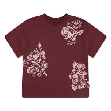 Levi's Big Girls' Discharge Print Oversized Tee