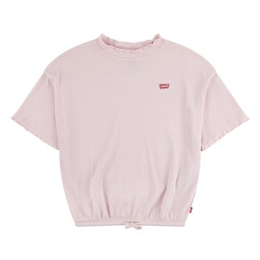 Levi's Big Girls' Short Sleeve Waffle Knit Top