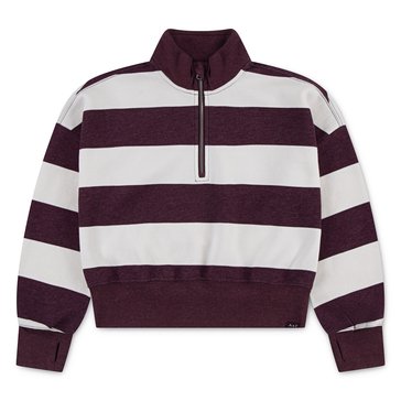 Abercrombie & Fitch Big Girls' Quarter Zip Preppy Pullover