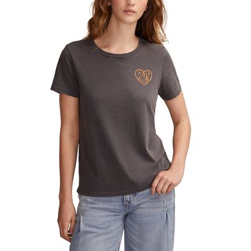 Lucky Brand Women's  West is Best Classic Crew