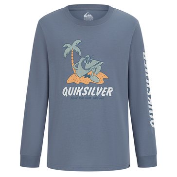 Quiksilver Little Boys' Long Sleeve Lean Back Tee