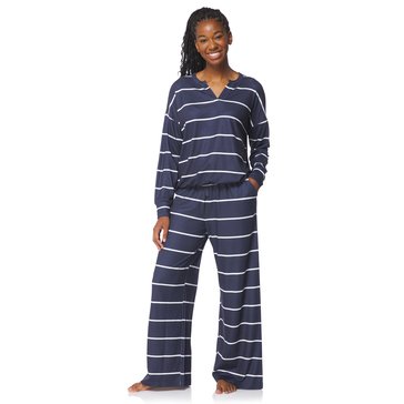 Yarn & Sea Women's Striped Hacci Sleep Set