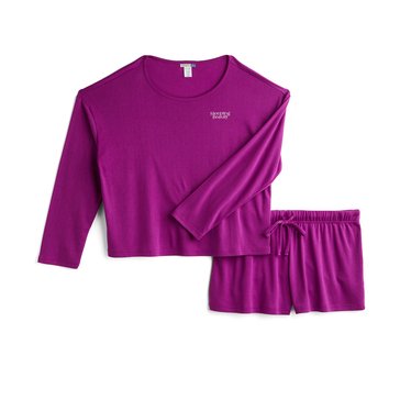 Yarn & Sea Women's Sleeping Beauty Pointelle Short Set