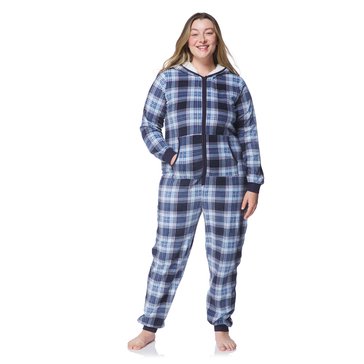 Yarn & Sea Women's Plaid Onesie