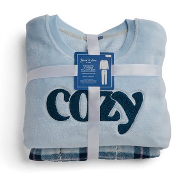 Yarn & Sea Women's Cozy Packaged Plush Twosie Set