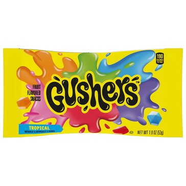 Gushers Tropical Fruit Snacks, 1.9oz