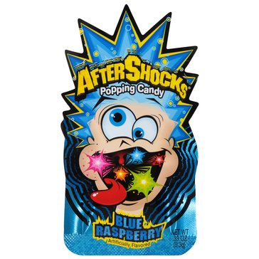 Aftershocks Blue Raspberry Popping Candy