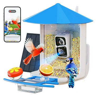 PerchMe Smart Bird Feeder with Azure Canopy