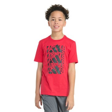 Adidas Big Boys' Woodland Camo Stacked Tee