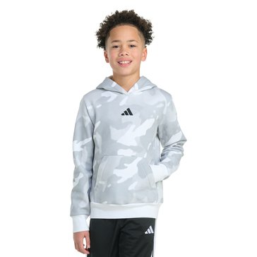 Adidas Big Boys' Halftone Camo Pullover Hoodie