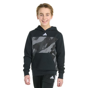 Adidas Big Boys' Color Block Halftone Camo Pullover Hoodie