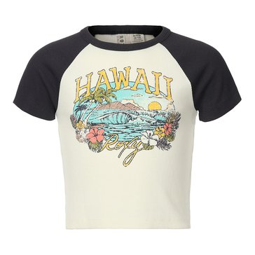 Roxy Little Girls' Hawaii Raglan Graphic Tee