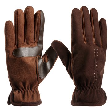 Isotoner Men's Smartdri Microfiber Glove With Back Draws