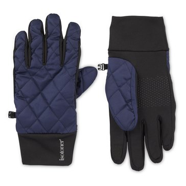 Isotoner Men's Sleekheat Glove With Diamond Quilting