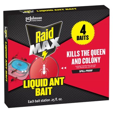 Raid Outdoor Liquid Ant Bait, 4-Count