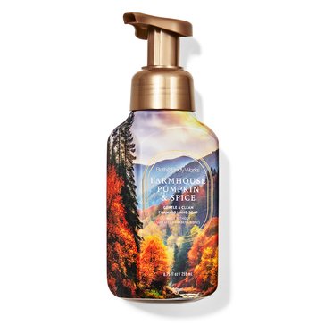 Bath & Body Works Farmhouse Pumpkin/Spice Foaming Soap