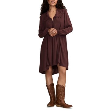 Lucky Brand Women's Collared Mini Dress