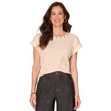 Democracy Women's Mixed Media Knit Top