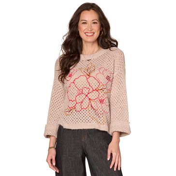 Democracy Women's Floral Sweater