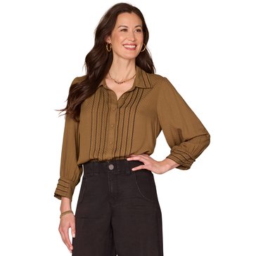 Democracy Women's Button Down Blouse