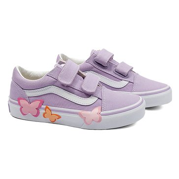Vans Little Girls' Old Skool V Sneaker