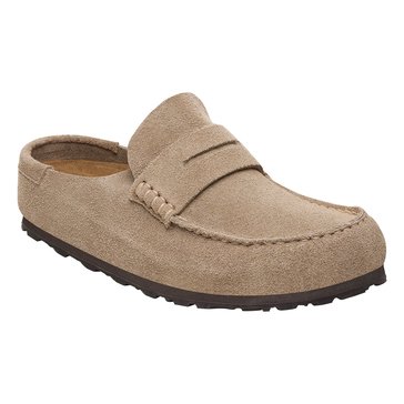 Birkenstock Men's Naples Wrapped Suede Clog, Regular Fit