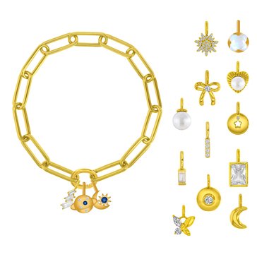 Charm Bar Paperclip Bracelet 12-Day Advent Set