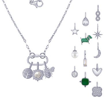 Charm Bar Twist Chain Necklace 12-Day Advent Set