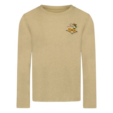 Under Armour Little Boys' Long Sleeve Baseball Fly Trap Tee