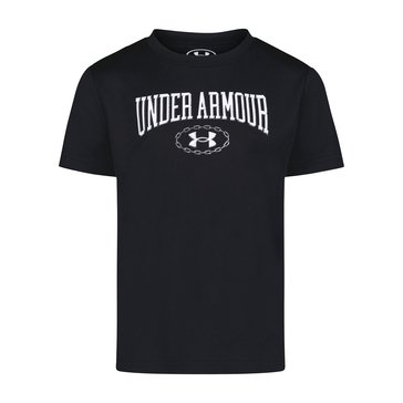 Under Armour Little Boys' Short Sleeve Wordmark Tech Tee