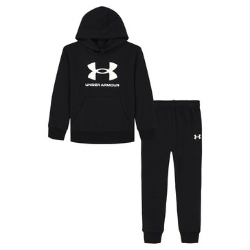 Under Armour Little Boys' Branded Logo Hoodie Set