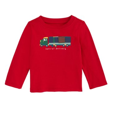 Wanderling Baby Boys' Long Sleeve Special Delivery Top