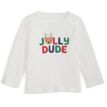 Wanderling Baby Boys' Long Sleeve Jolly Dude Tee