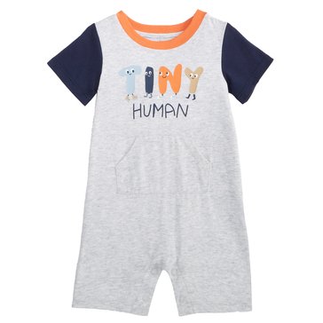 Wanderling Baby Boys' Tiny Human Sunsuit