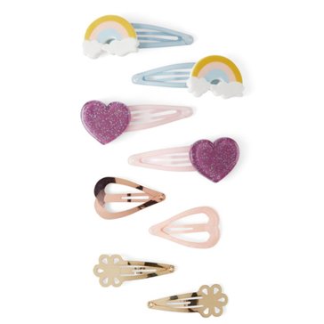 Carter's Toddler Girls' Icon Hair Clip, 8-Pack
