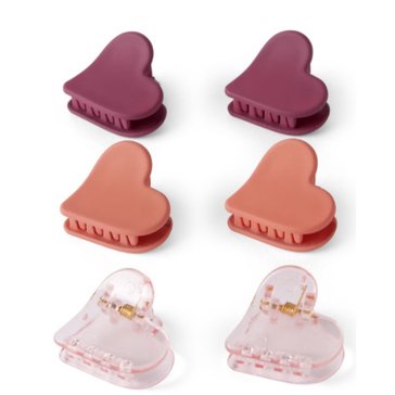 Carter's Toddler Girls' Bow Claw Hair Clip, 6-Pack