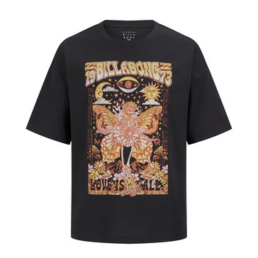 Billabong Big Girls' Love All Oversized Graphic Tee